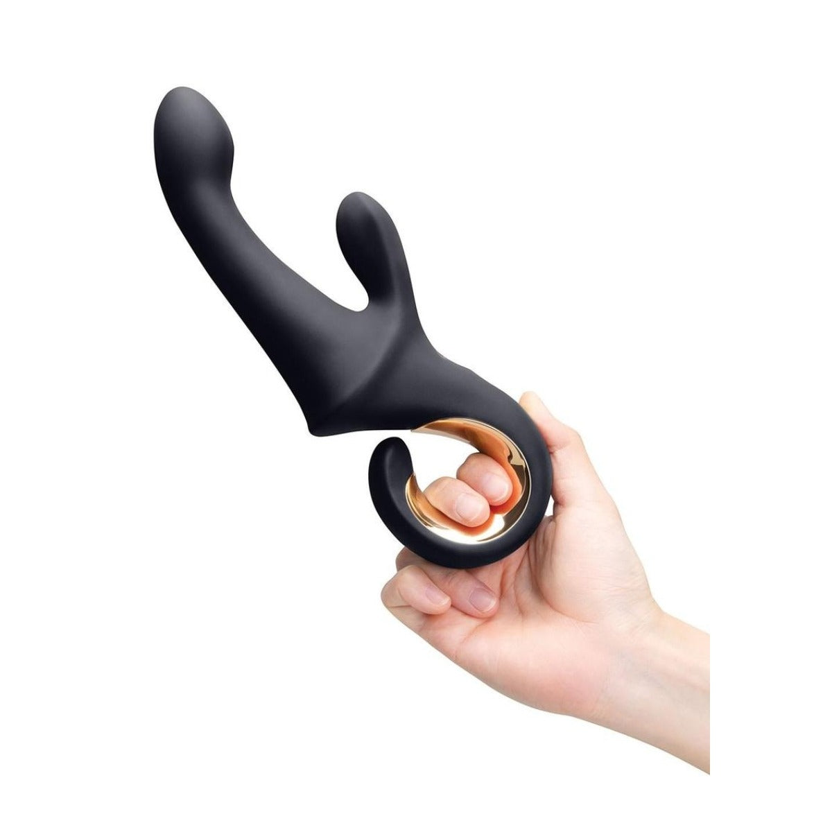 Bodywand G-Play Come Hither And Clitoral Vibe Black