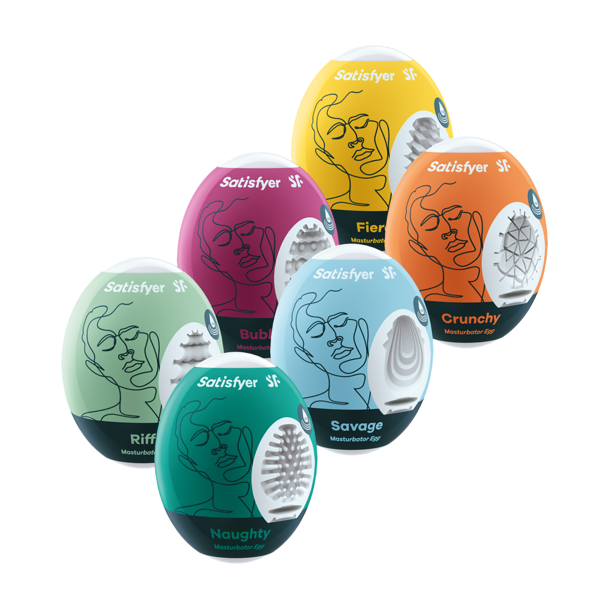 Satisfyer Masturbator Egg 6-Piece Set