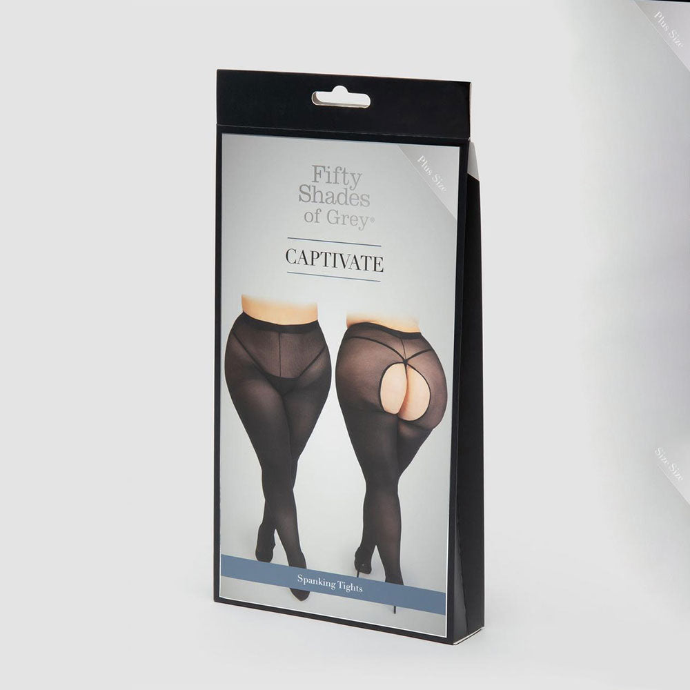 Fifty Shades of Grey Captivate Spanking Tights One Size Curve