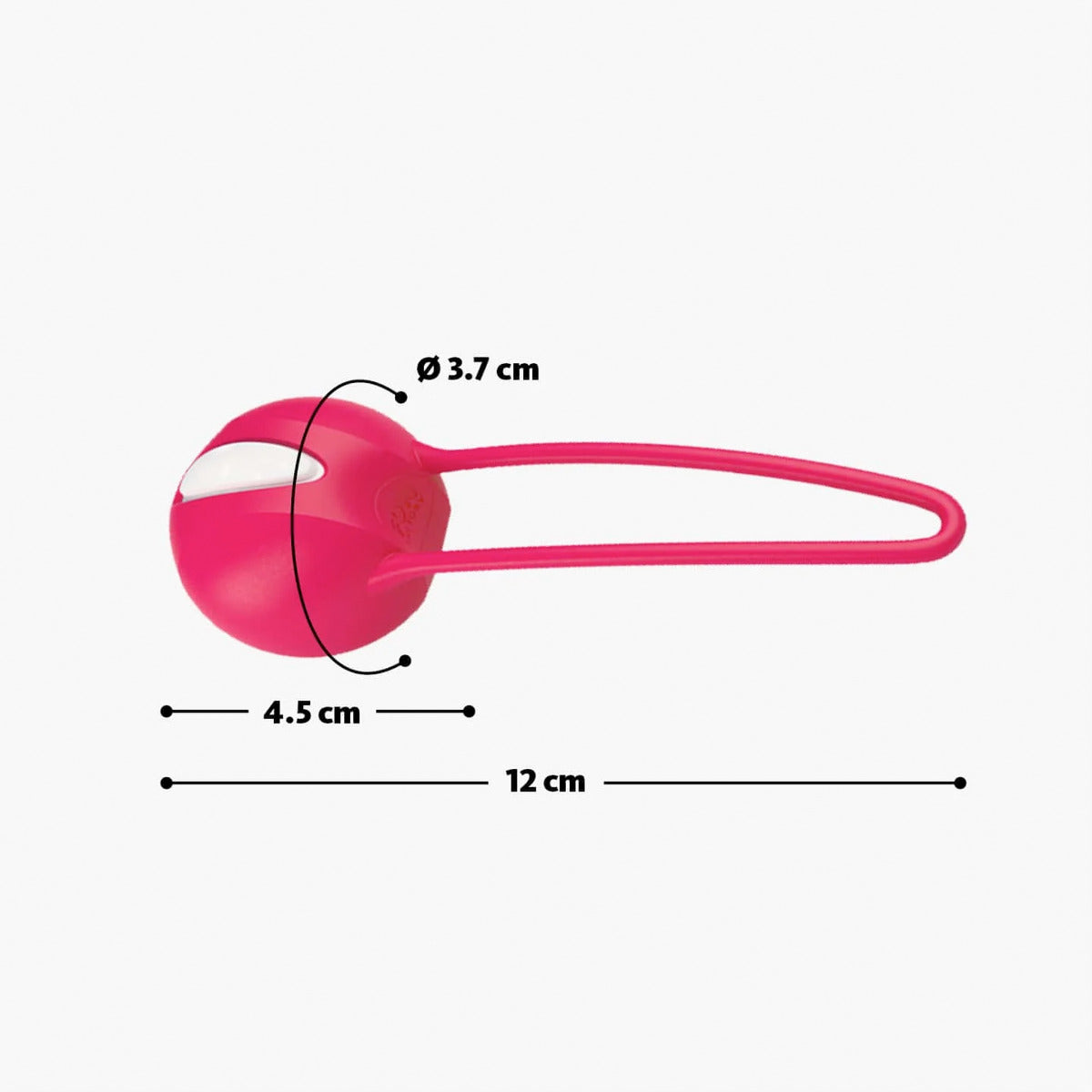 Fun Factory Smartball Uno - White/India Red