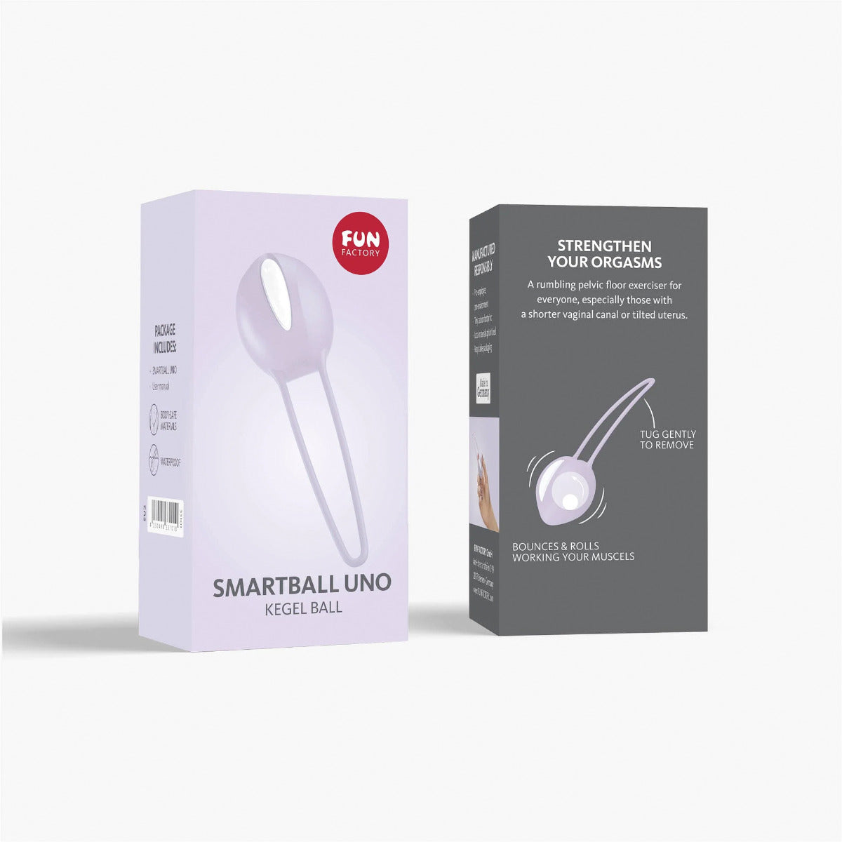 Fun Factory Smartball Uno - White/Pastel lilac