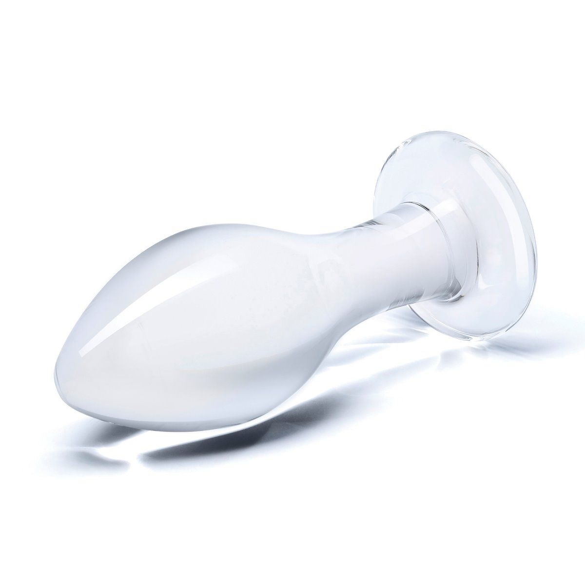 Glas 4 Inch Butt Plug Clear