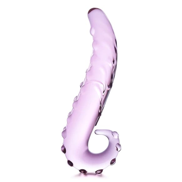 Glas 6 Inch Lick It Glass Dildo