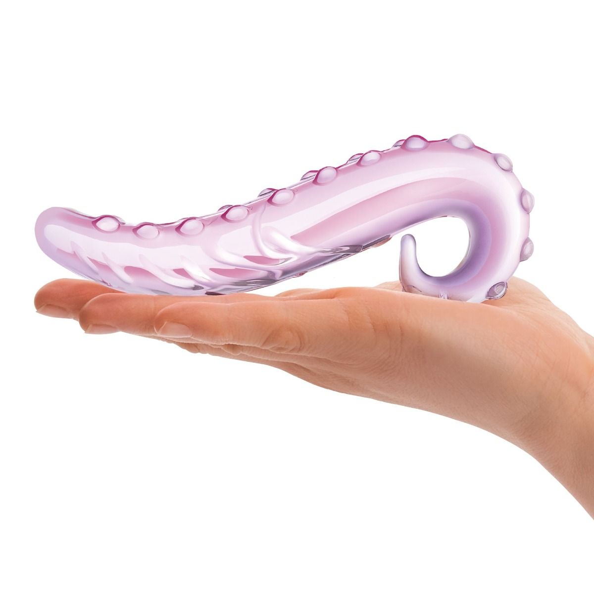 Glas 6 Inch Lick It Glass Dildo