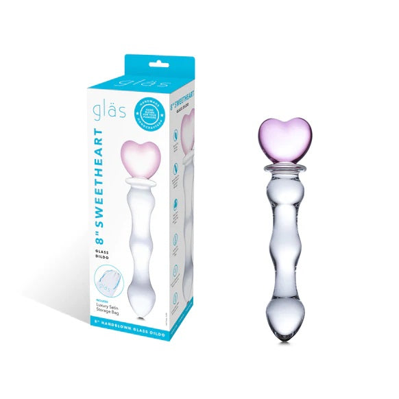 Glas 8 Inch Sweetheart Glass Dildo