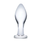 Glas 4 Inch Butt Plug Clear