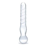Glas 8 Inch Joystick Dildo Clear