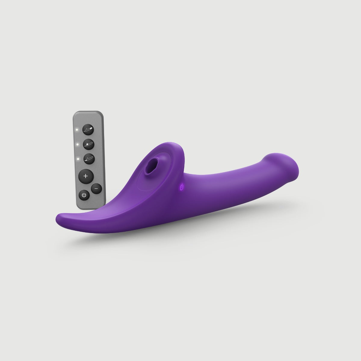 Strap On Me Multi Orgasm Dildo - S - Purple Transparent