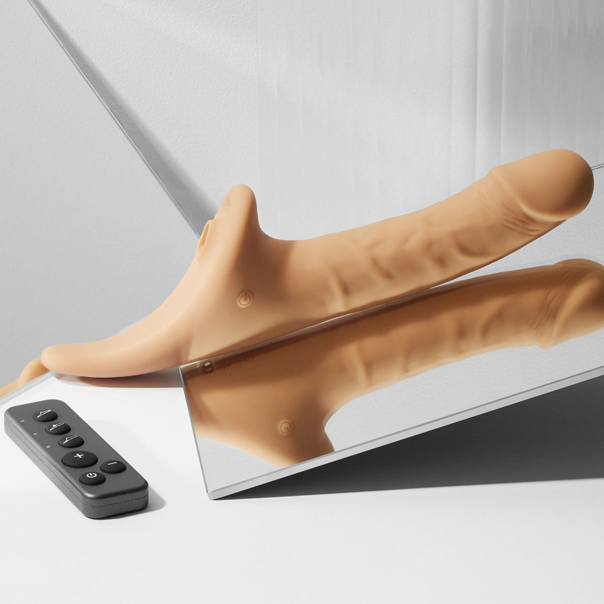 Strap On Me Multi Orgasm Realistic Dildo - M - Vanilla Transparent