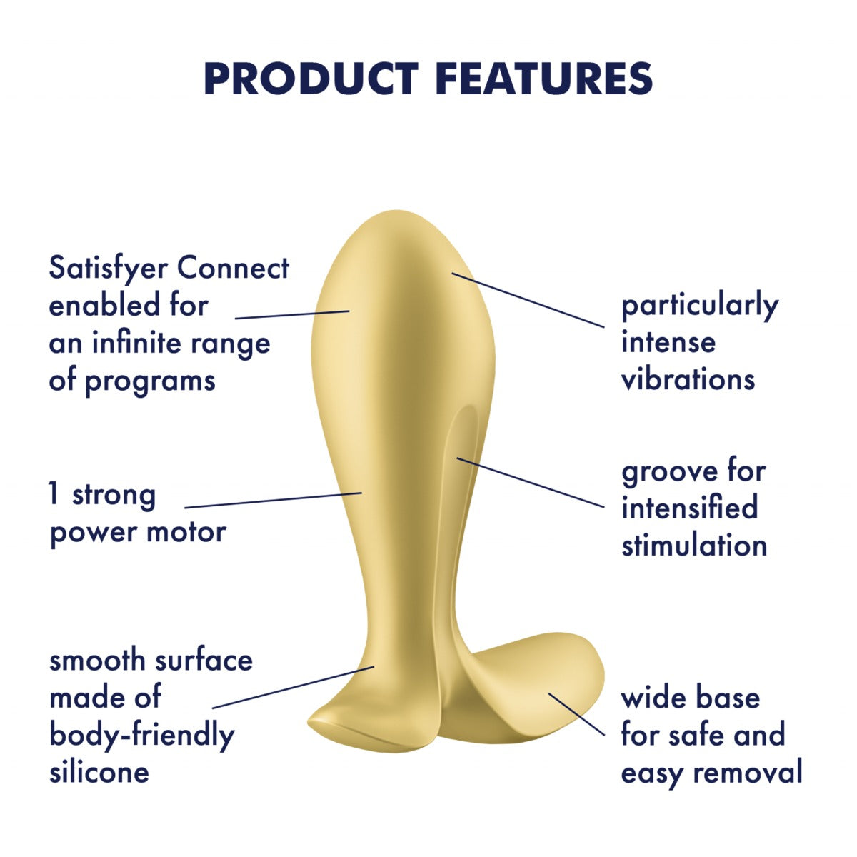 Satisfyer Intensity Plug Gold