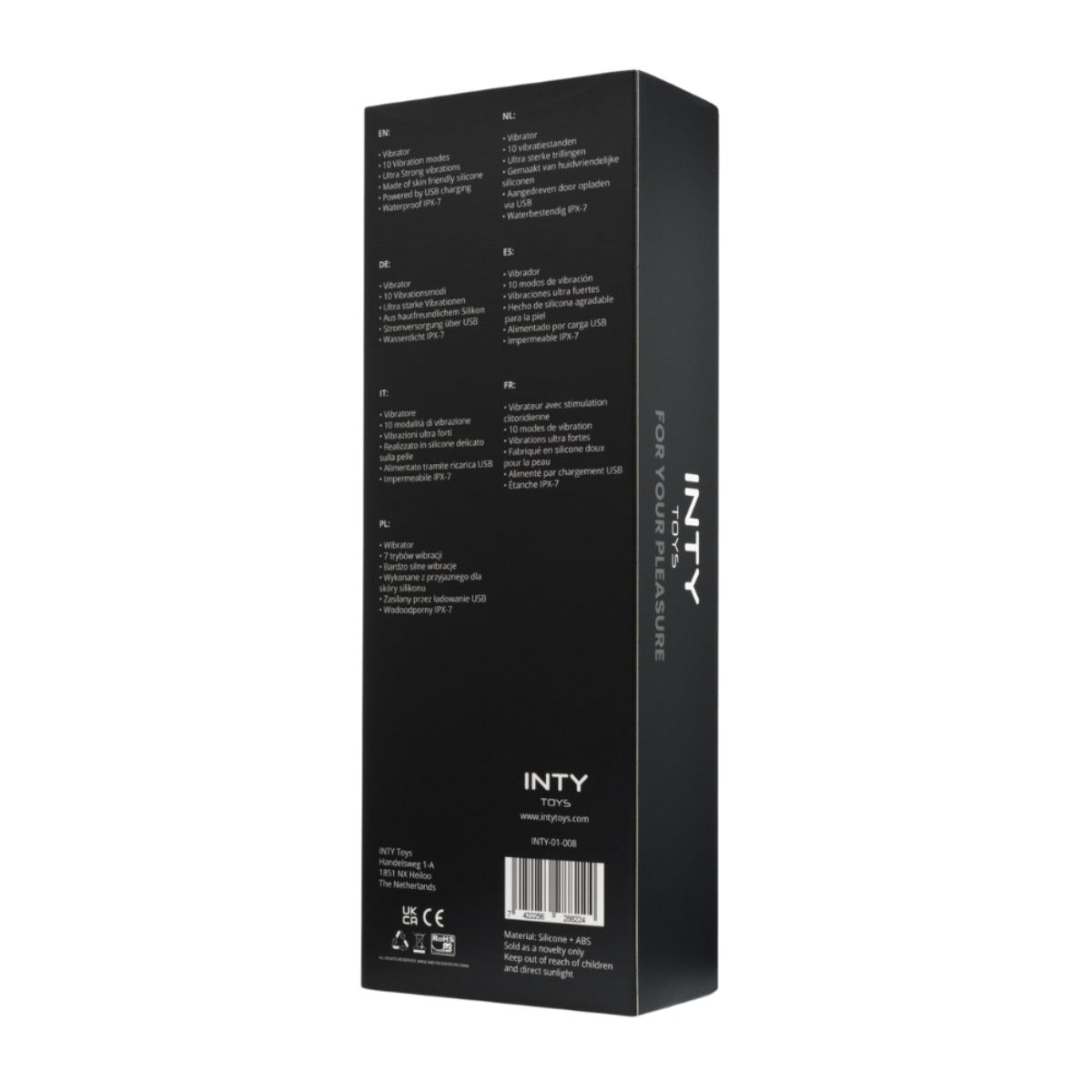 INTY Toys Dash Liquid Silicone Vibrator