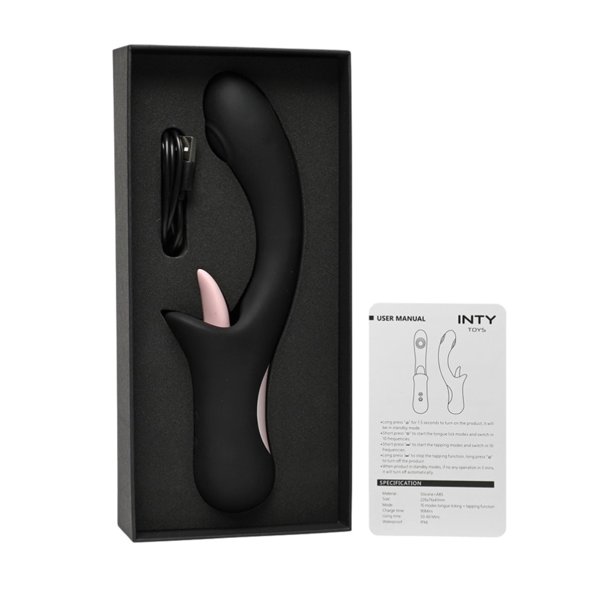INTY Toys Dice Licking and Tapping Vibrator
