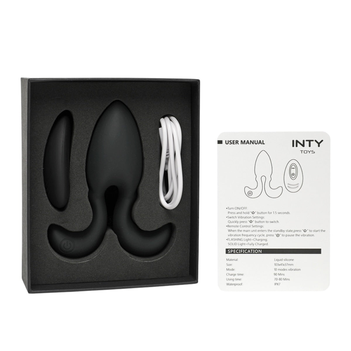 INTY Toys Blade Vibrating Anal Plug