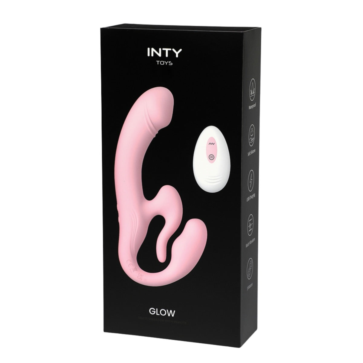INTY Toys Glow Multi Vibrator With Remote