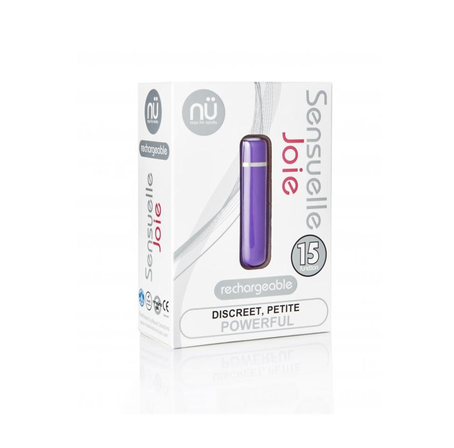 Nu Sensuelle Joie 15-Function Bullet Vibrator Purple