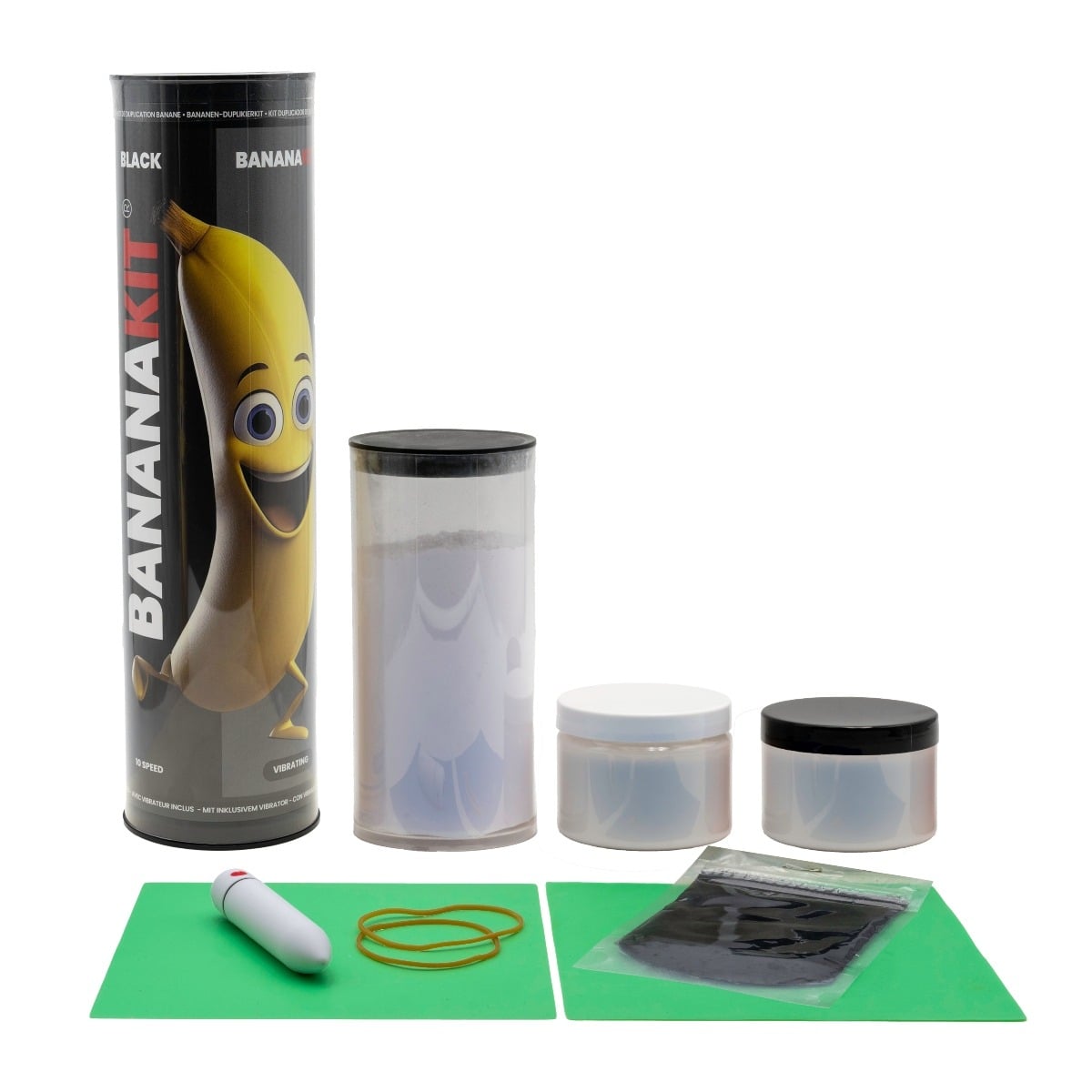 Bananakit Penis Moulding Kit with Vibrator Black