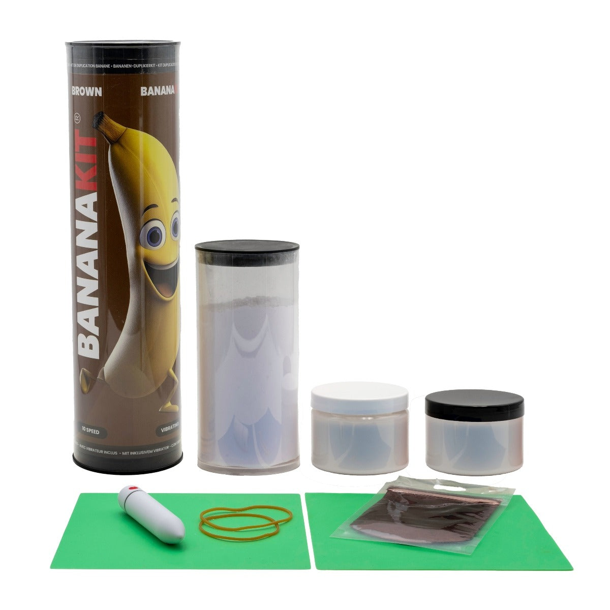 Bananakit Penis Moulding Kit with Vibrator Brown