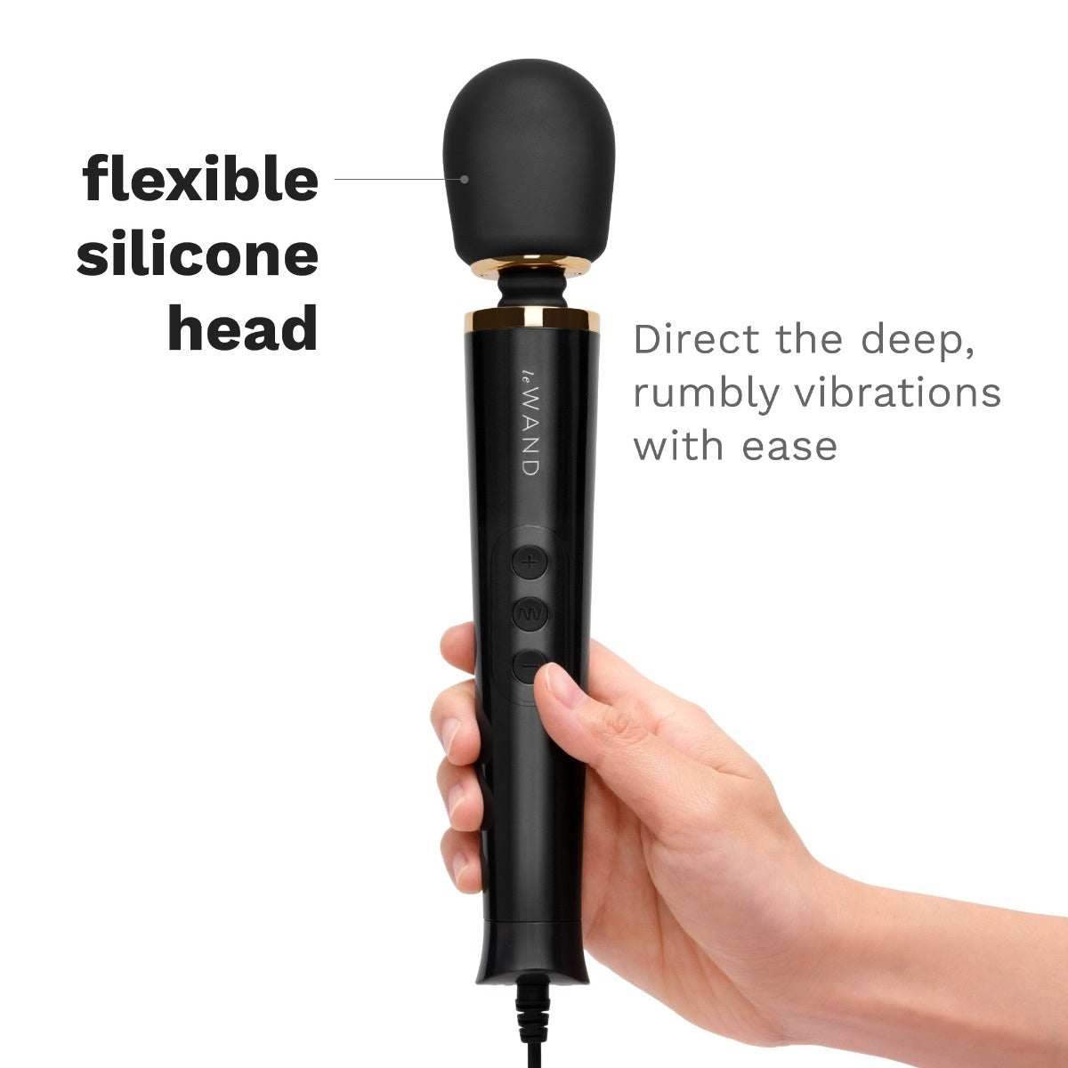 Le Wand Powerful Petite Plug in Black