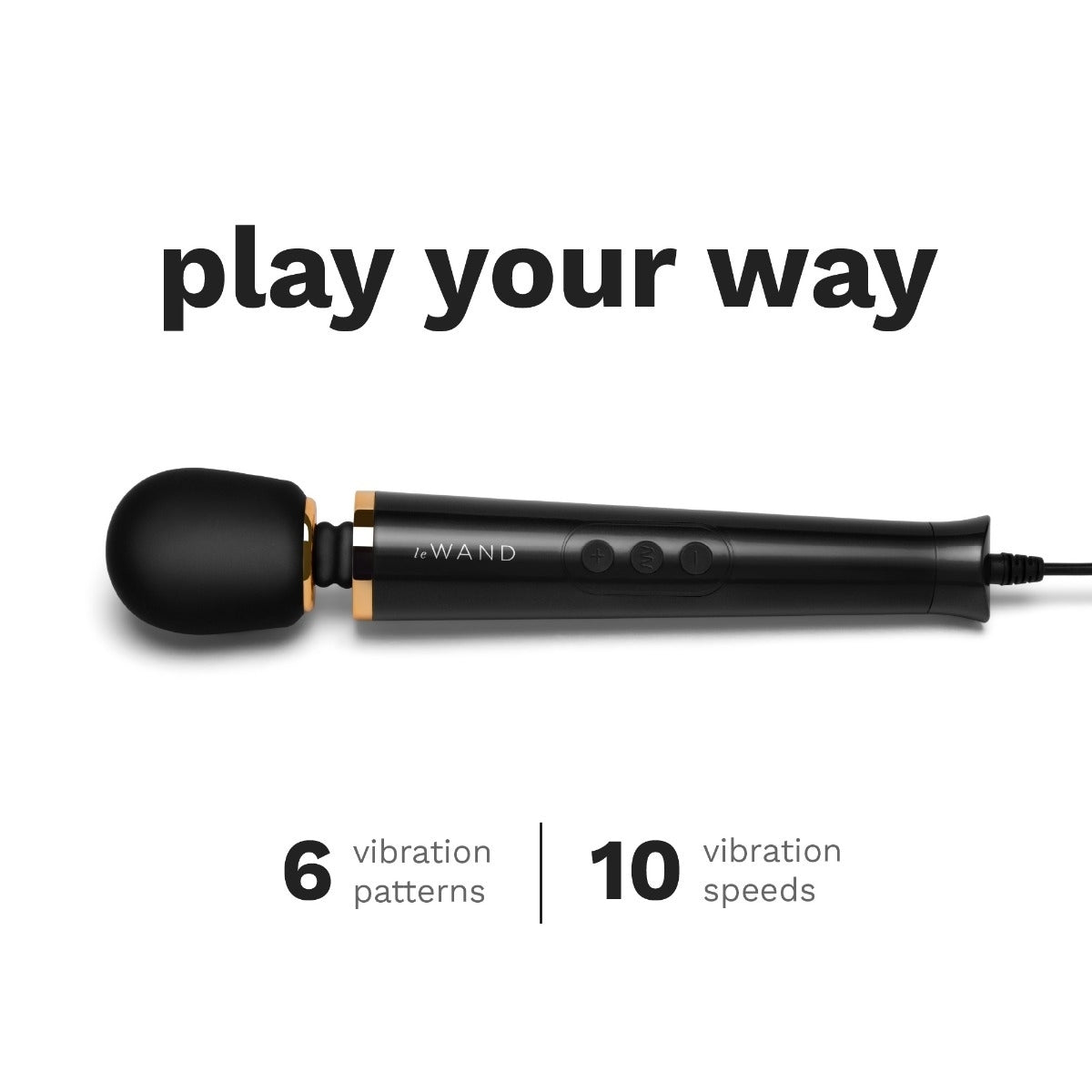 Le Wand Powerful Petite Plug in Black