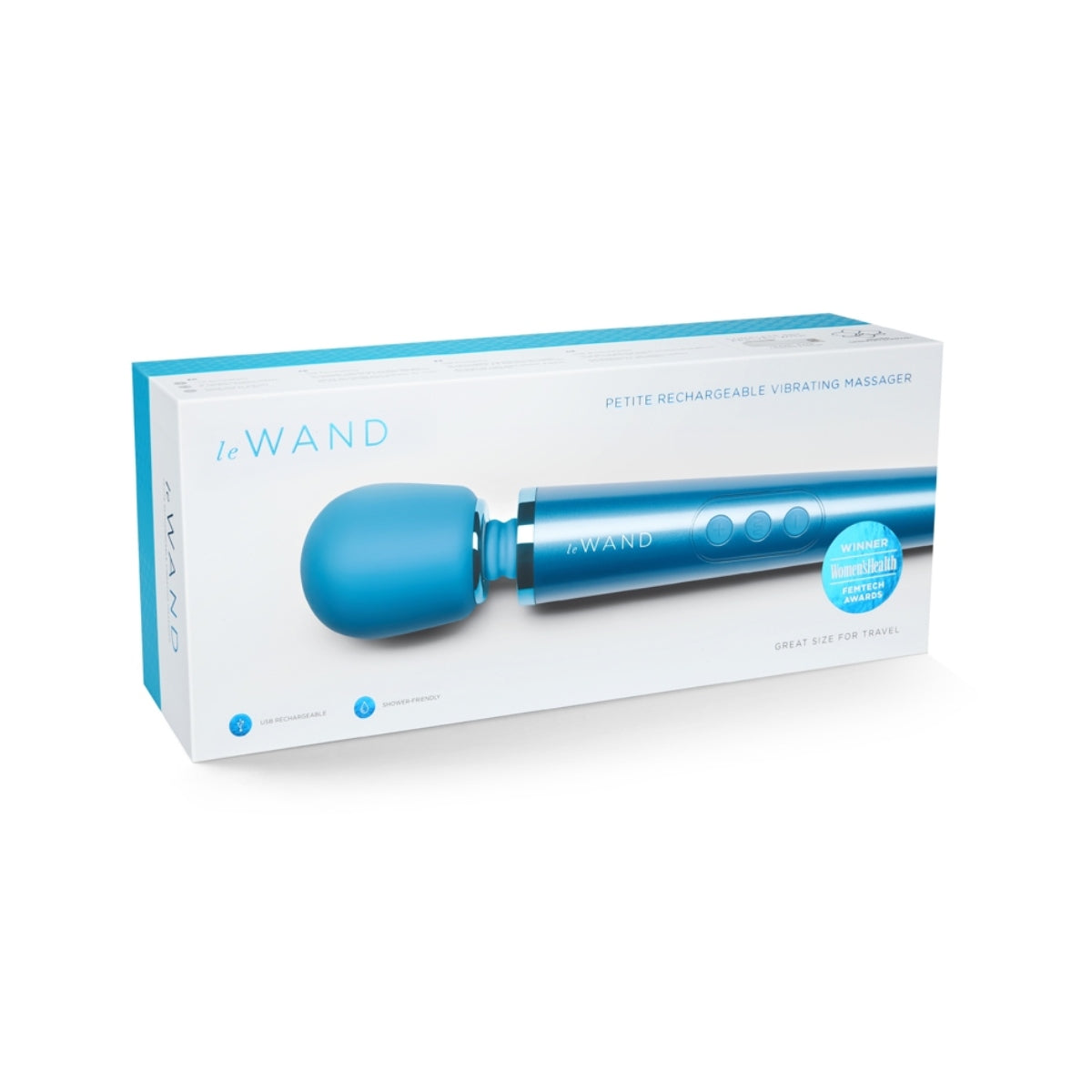 Le Wand Petite Rechargeable Massager Blue
