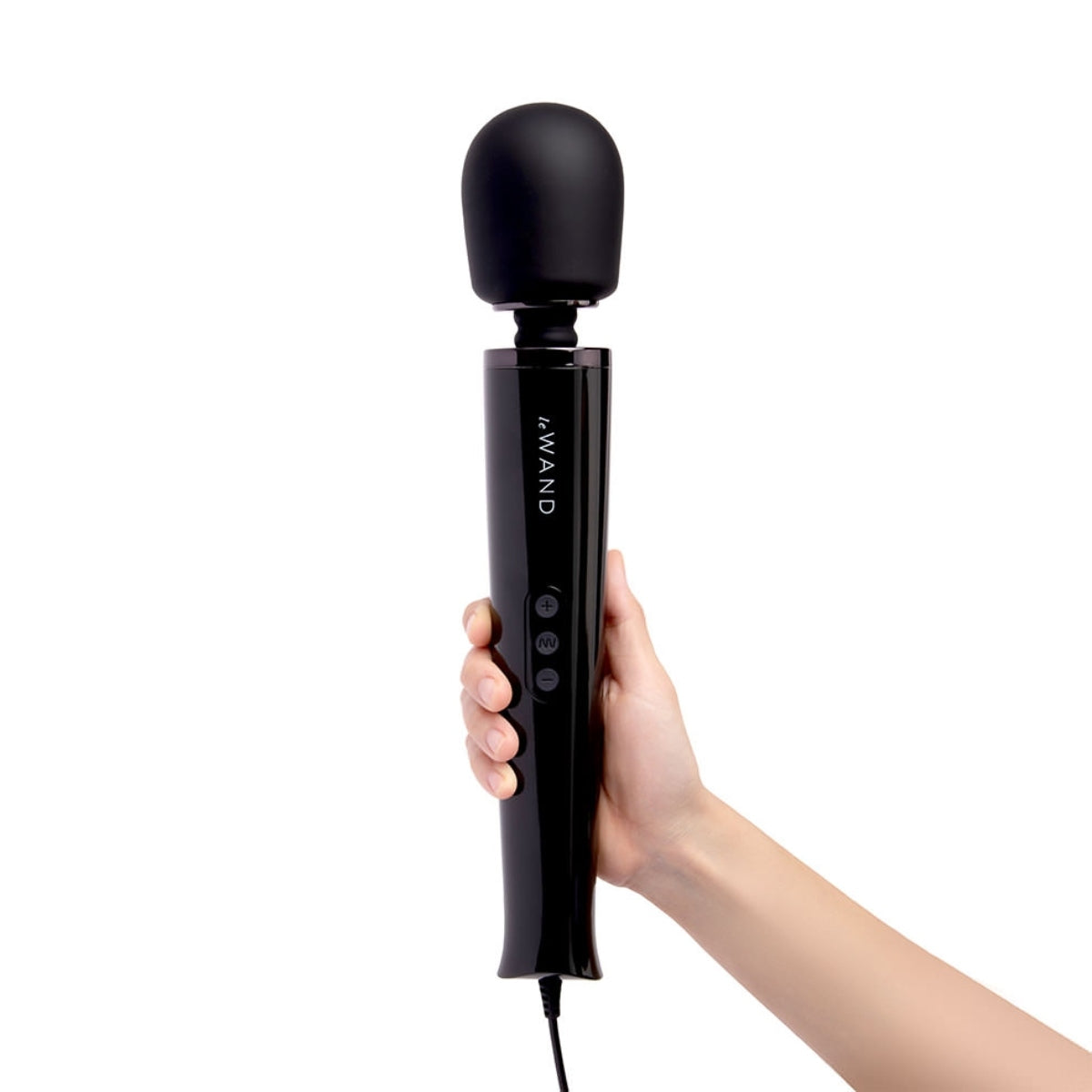 Le Wand Plugin Massager Wand Black