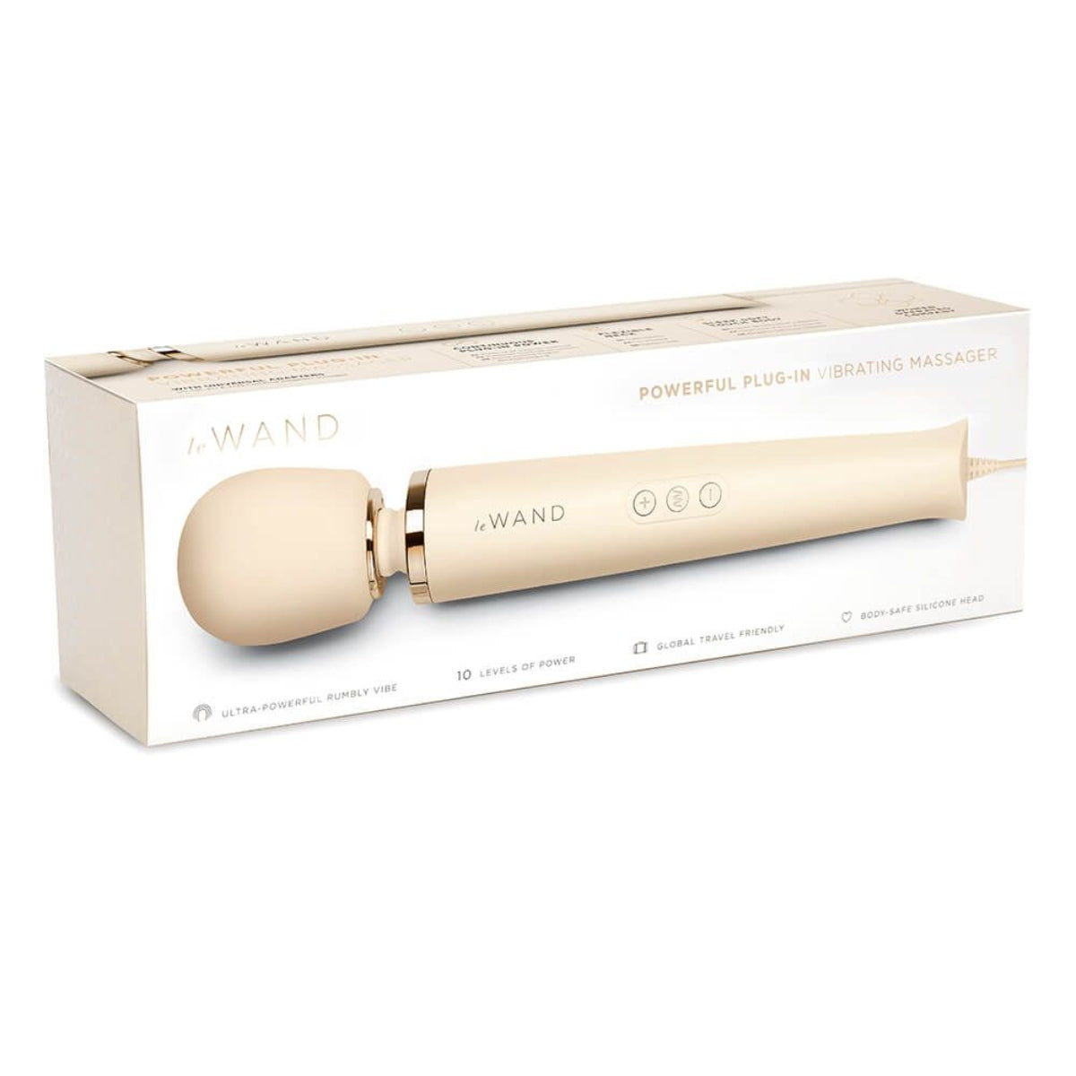 Le Wand Powerful Plug in Vibrating Massager Cream