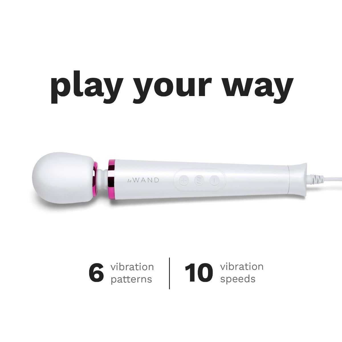 Le Wand Powerful Petite Plug in White