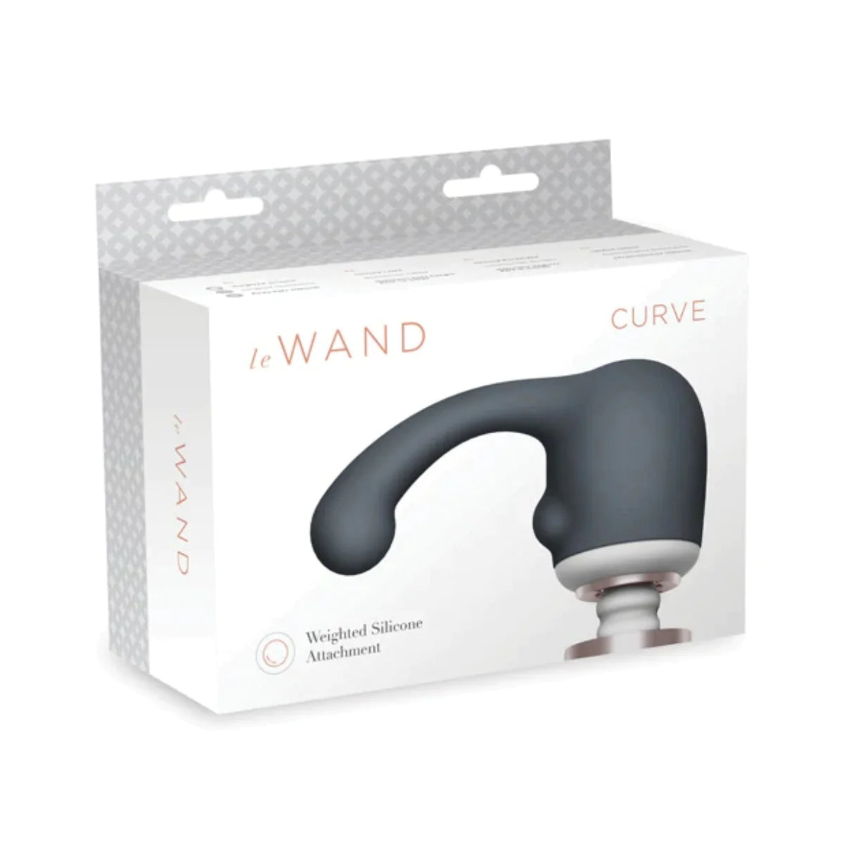 Le Wand Curve Weighted Silicone Attachment Grey