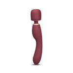 Le Wand Flat Top Fusion G Double Ended Petite Wand Vibrator Wine Red