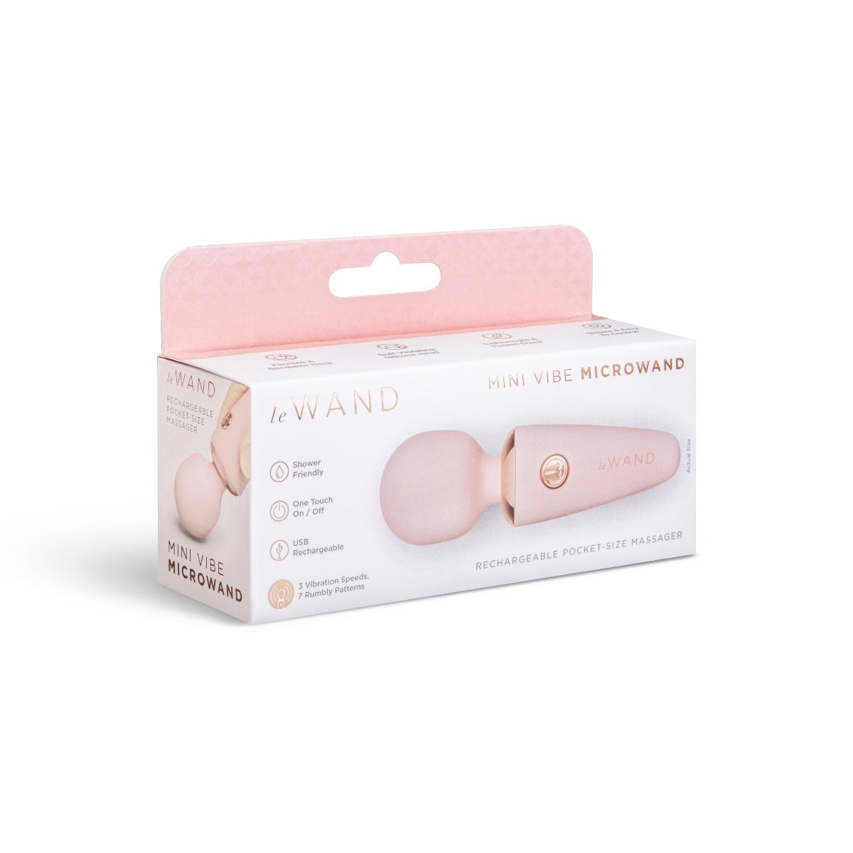 Le Wand Mini Micro Rechargeable Wand Rose Gold