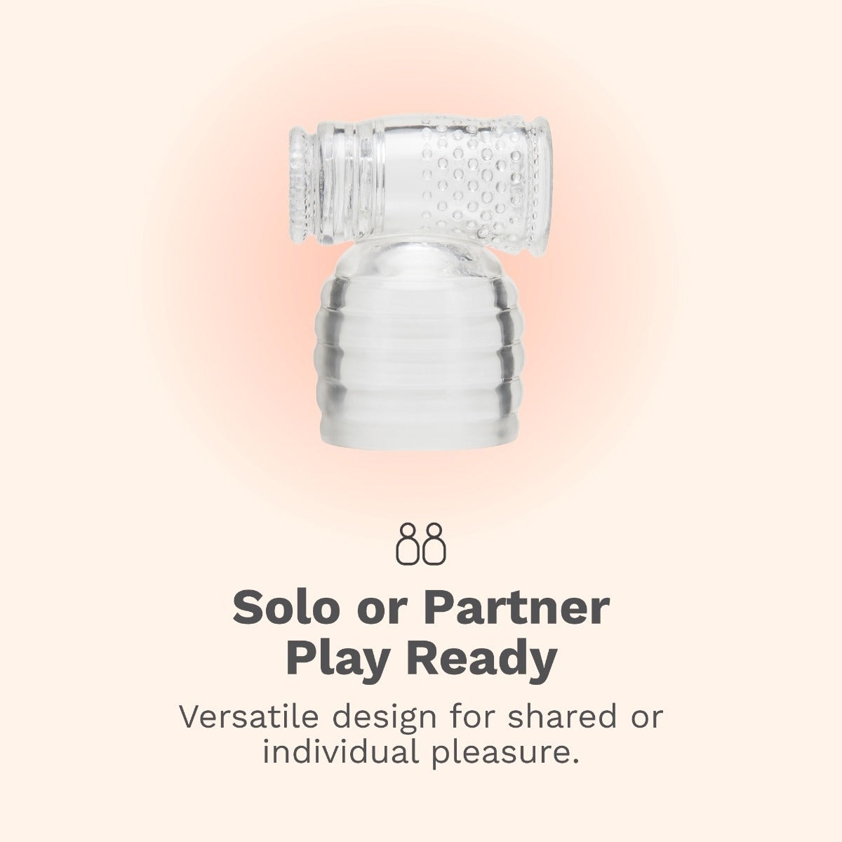 Le Wand Slider Clear Male Masturbator Wand Attachment