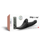 Strap On Me Multi Orgasm Realistic Dildo - M - Black Transparent