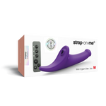 Strap On Me Multi Orgasm Dildo - S - Purple Transparent