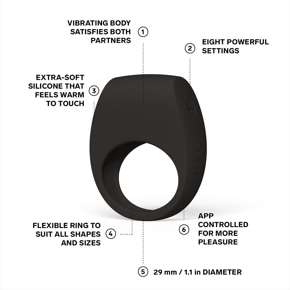 LELO Tor 3 App Controlled Cock Ring - Couples Vibrator