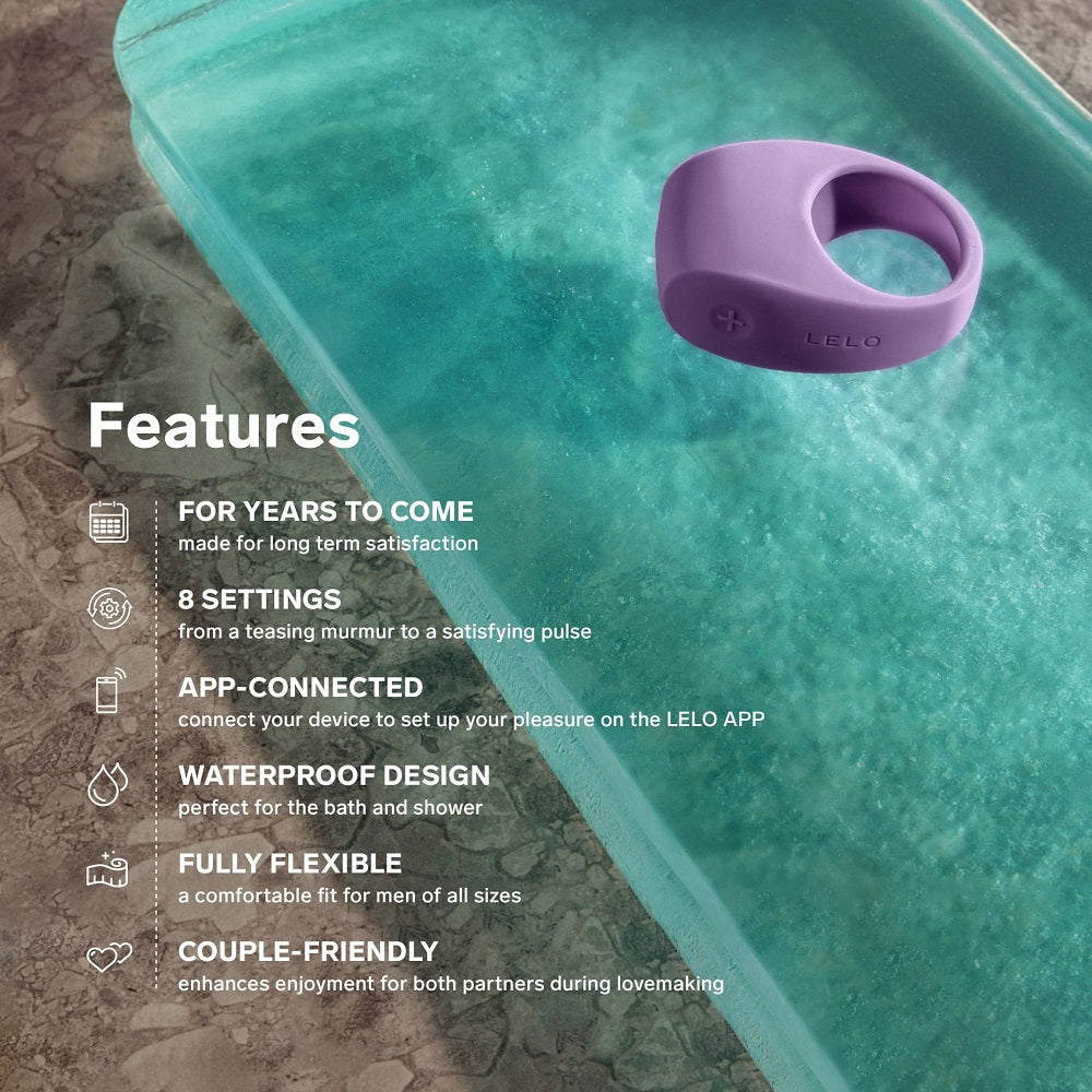 LELO Tor 3 App Controlled Cock Ring - Couples Vibrator