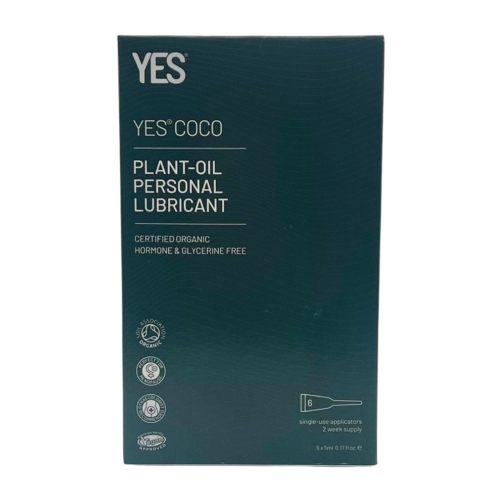 YES Coco - Organic Oil-Based Lubricant Applicators (6 x 5ml)