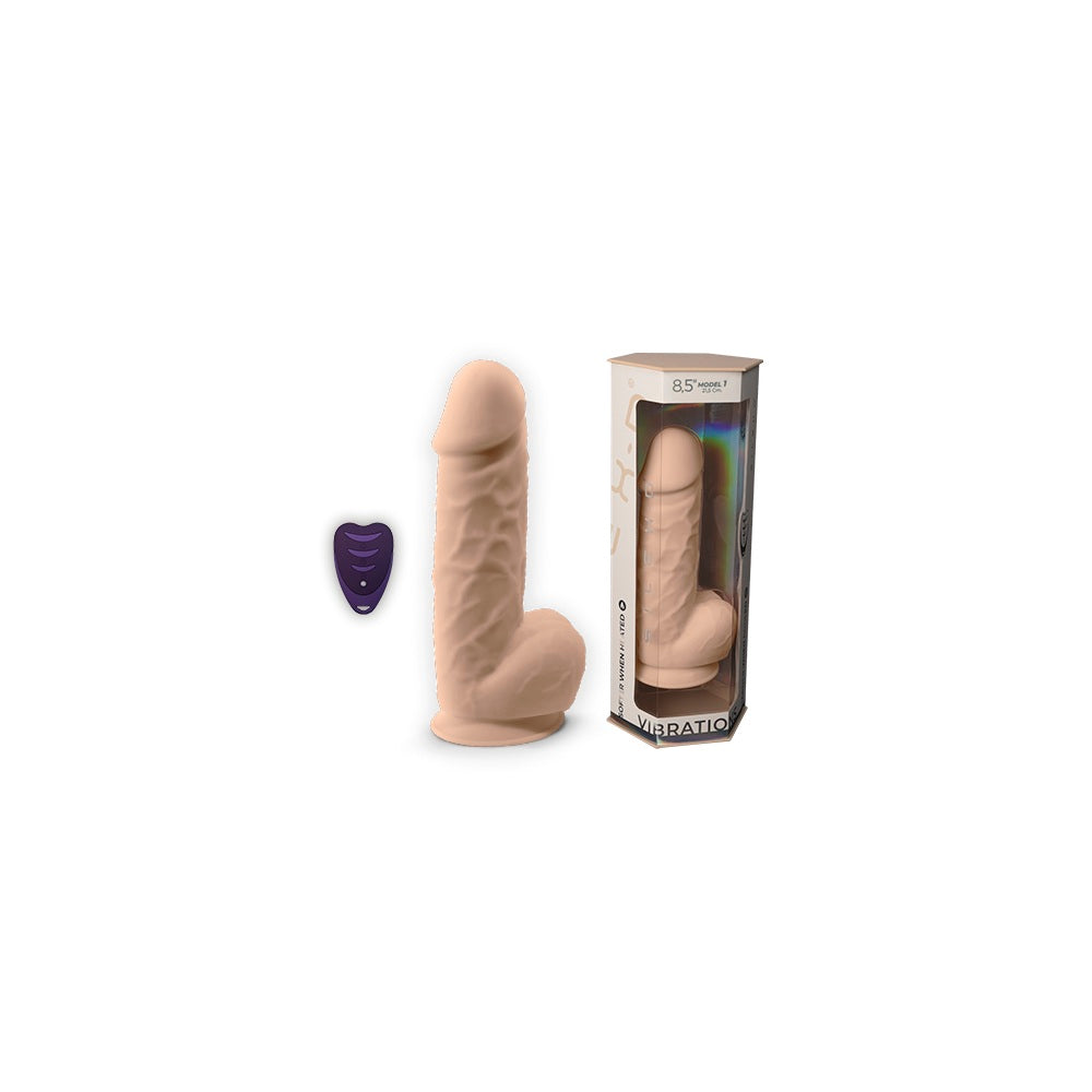 SilexD 8.5" Vibrating Dildo - Remote & Dual Density