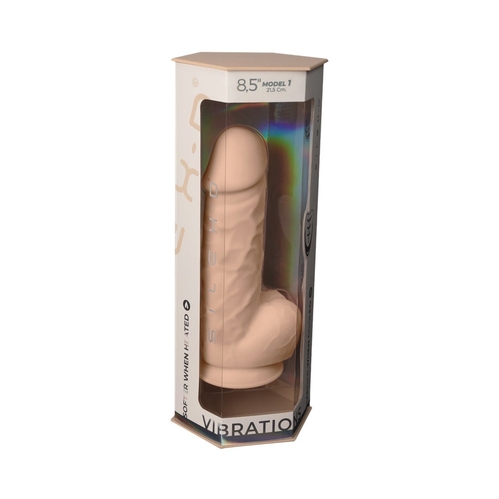 SilexD 8.5" Vibrating Dildo - Remote & Dual Density