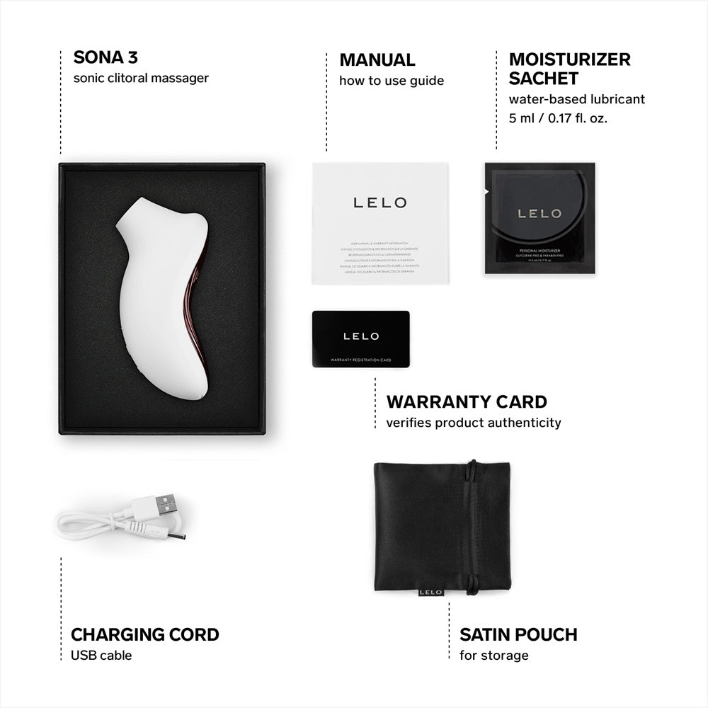 LELO Sona 3 Clitoral Massager Cream