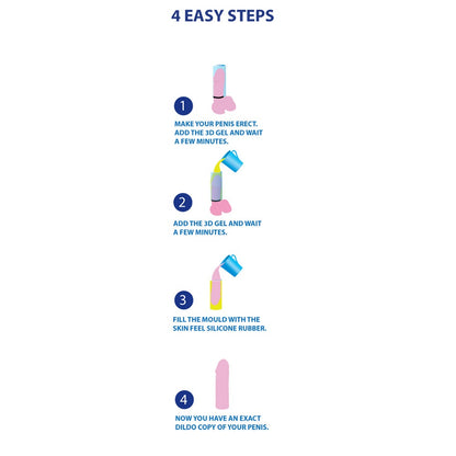 Cloneboy Cast Your Own Silicone Dildo Kit-Flesh