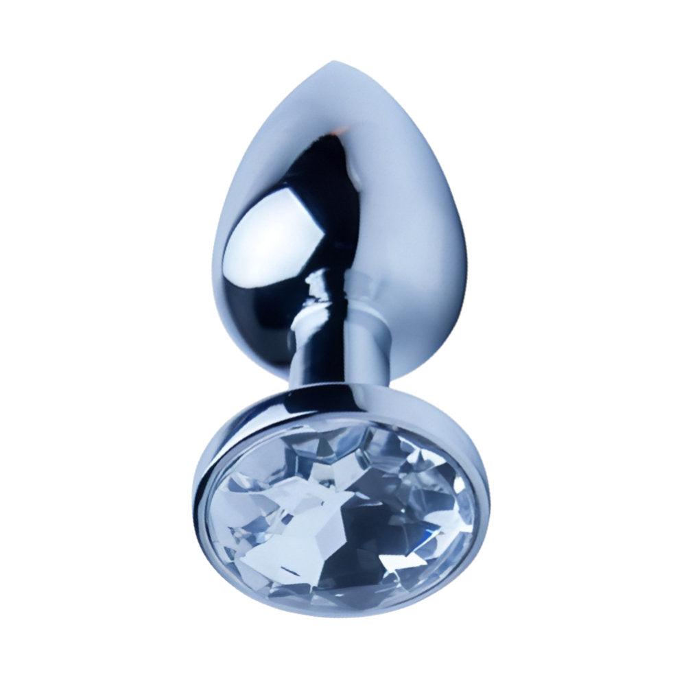 Precious Metals Silver Butt Plug-Large