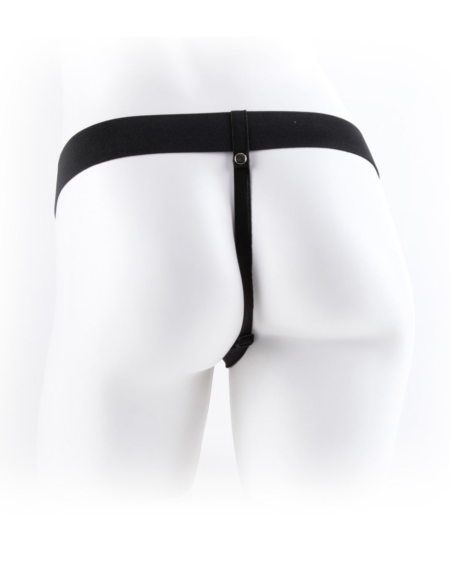 Pipedream - Fetish Fantasy Series - 9" Hollow Strap-On with Balls - Light/Black