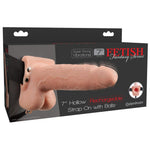 Pipedream - Fetish Fantasy Series - 7" Hollow Strap-On - Light/Black