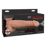 Pipedream - Fetish Fantasy Series - 9" Squirting Hollow Strap-on - Light/Black
