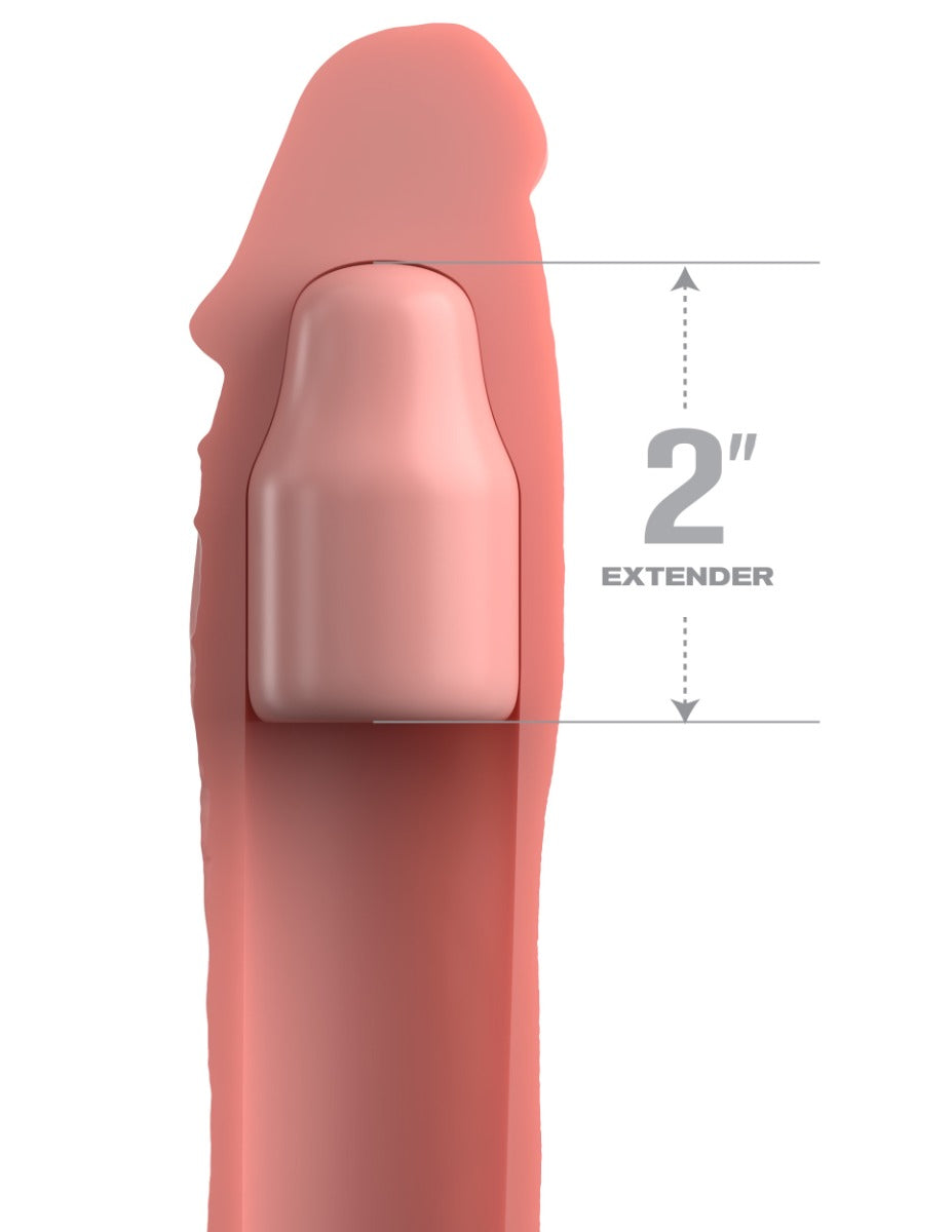 Pipedream - Fantasy X-tensions Elite - 6" Extension with Strap - Light