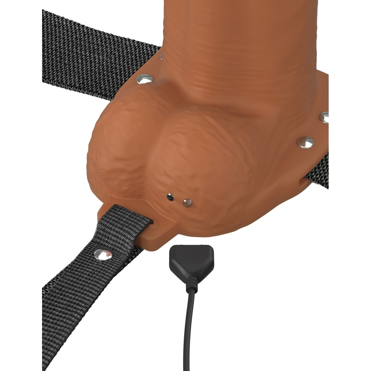 Fantasy X-Tensions Elite Vibrating 7 Inch Silicone Hollow Strap-On