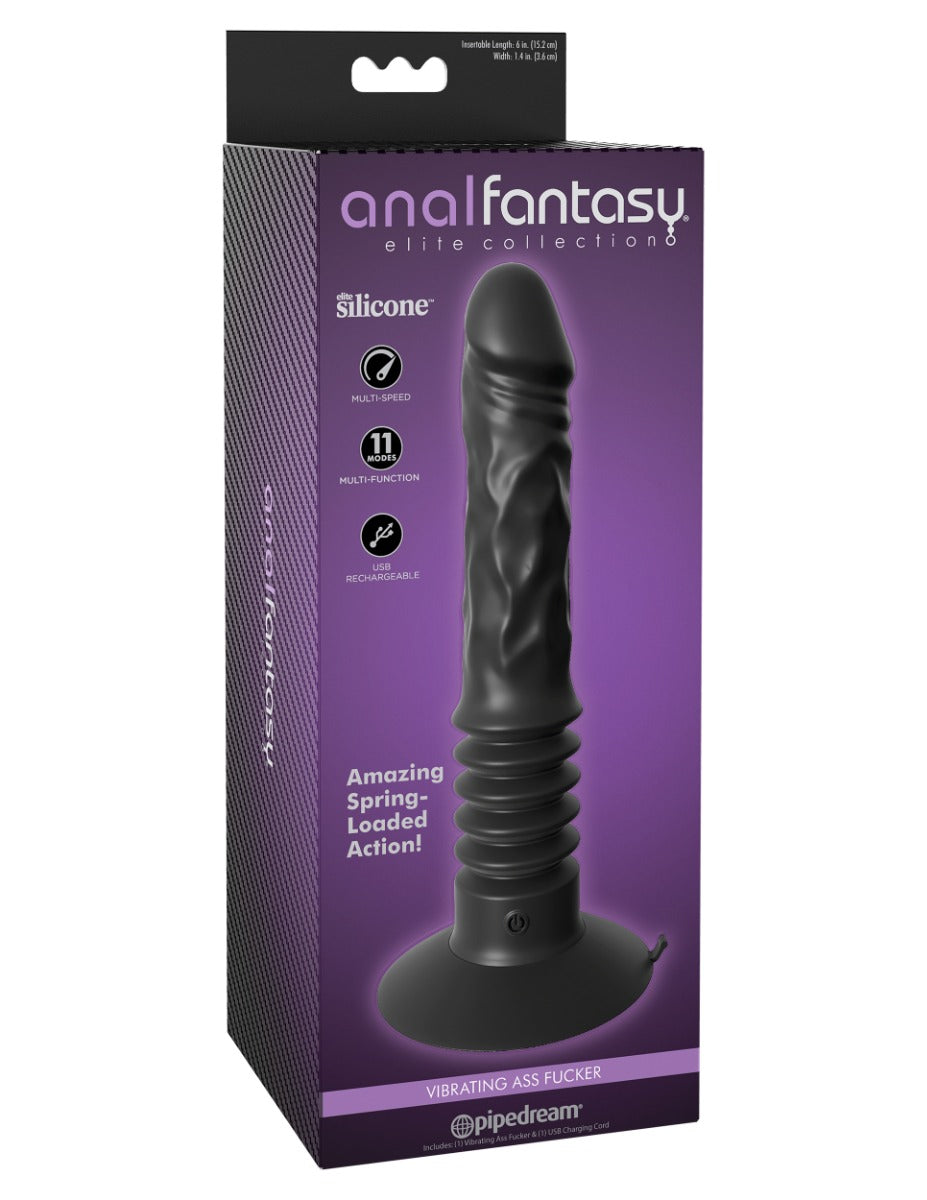 Pipedream - Anal Fantasy Elite  - Vibrating Ass Fucker  - Black