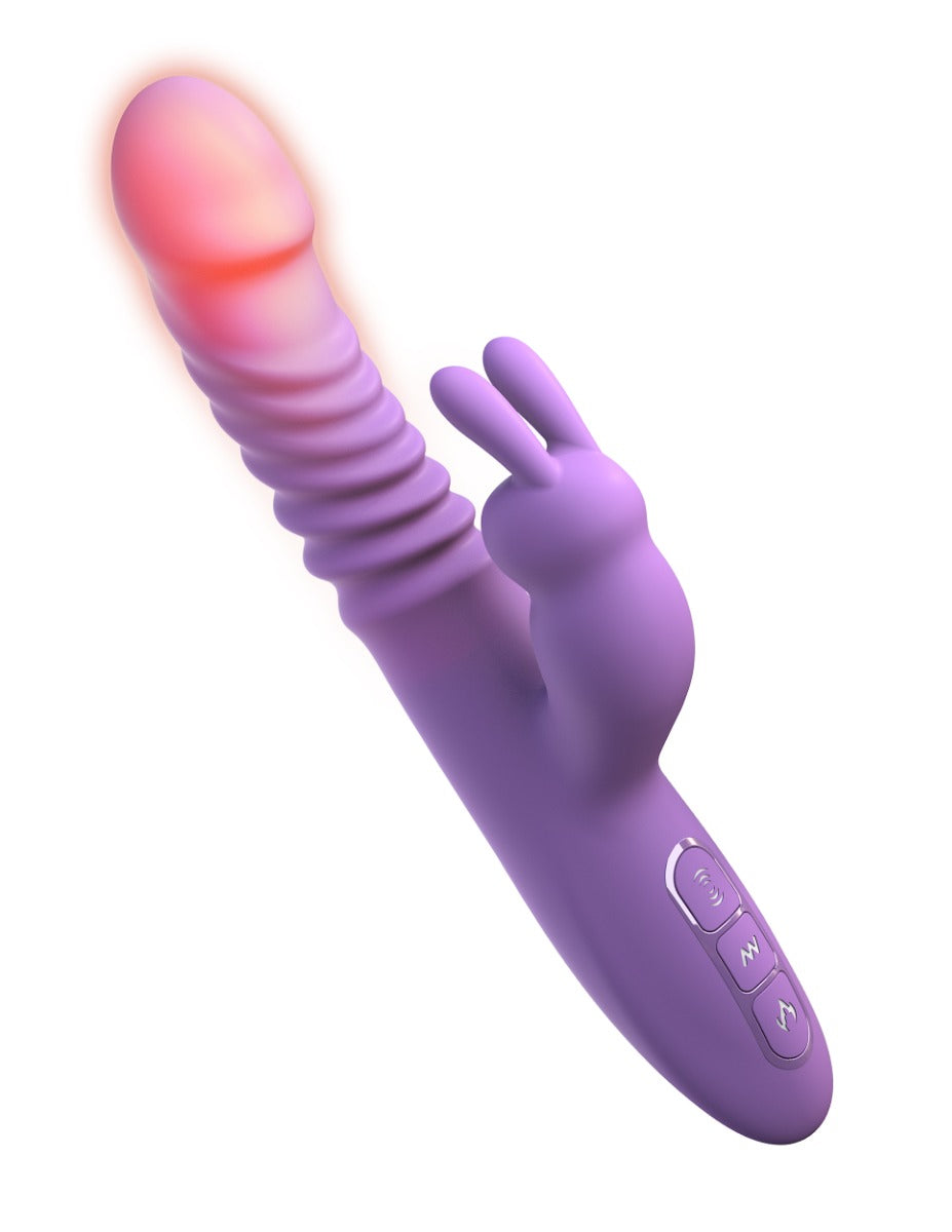 Pipedream - Fantasy For Her - Her Thrusting Silicone Rabbit - Purple