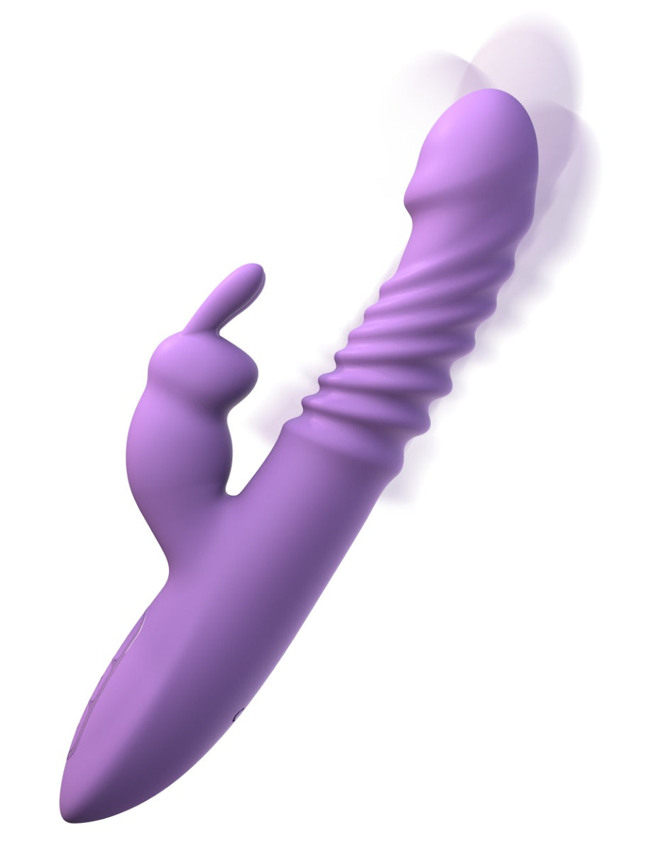 Pipedream - Fantasy For Her - Her Thrusting Silicone Rabbit - Purple