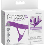 Pipedream - Fantasy For Her - Ultimate G-Spot Butterfly Strap-On - Purple